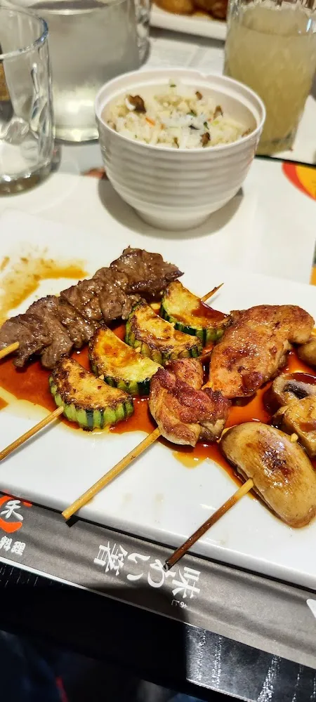 Brochette Boeuf Poulet Et Légumes